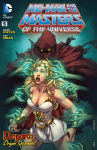 She-Ra glimpse in He-Man and the Masters of the Universe # 5